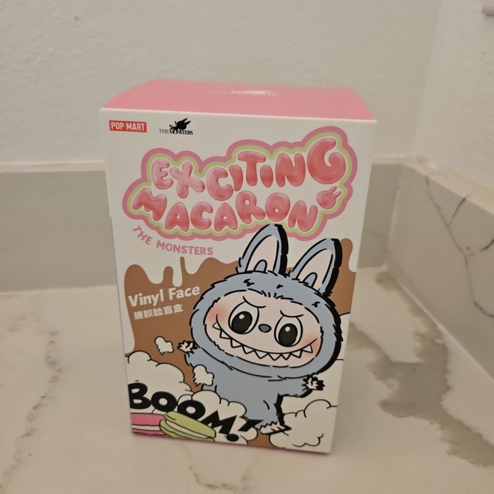 Pop Mart Exciting Macaron Vinyl Face Plush Pendant Keychain Authentic